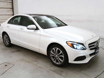 White 2015 Mercedes-Benz C300