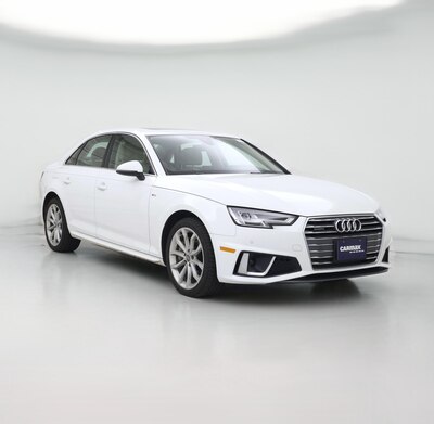 White 2019 Audi A4 Premium Plus