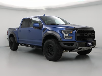 Blue 2019 Ford F150 Raptor