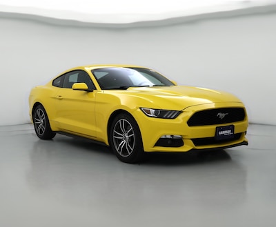 Yellow 2017 Ford Mustang Ecoboost