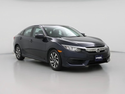 Blue 2017 Honda Civic EX