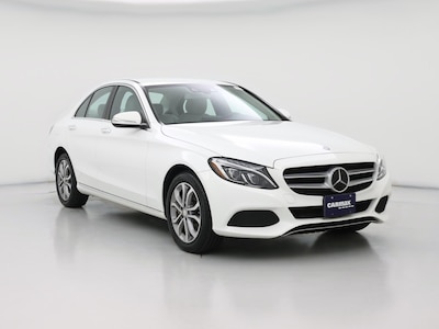 White 2015 Mercedes-Benz C300