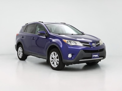 Blue 2015 Toyota RAV4 Limited