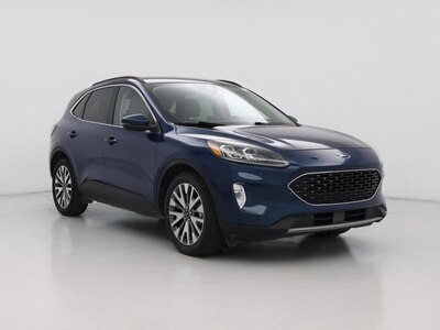 Blue 2020 Ford Escape Hybrid Titanium