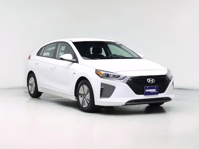 White 2017 Hyundai Ioniq Hybrid Blue
