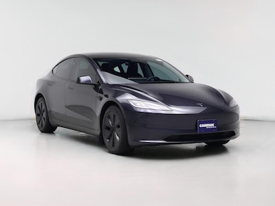 Gray 2025 Tesla Model 3 Long Range