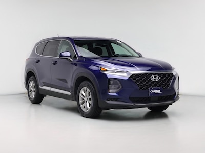 Blue 2020 Hyundai Santa Fe SE