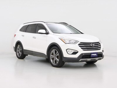 White 2015 Hyundai Santa Fe Limited