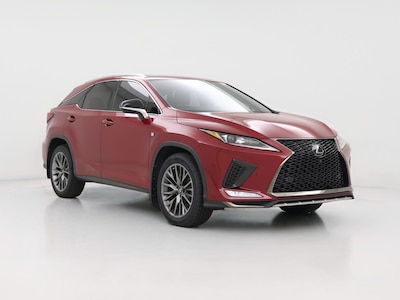 Red 2022 Lexus RX 350 F-SPORT Handling
