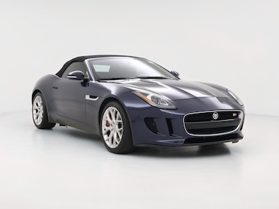 Blue 2014 Jaguar F-Type S