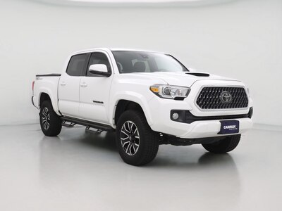 White 2019 Toyota Tacoma TRD Sport