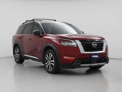 Red 2023 Nissan Pathfinder Platinum