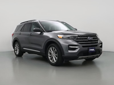 Gray 2022 Ford Explorer XLT