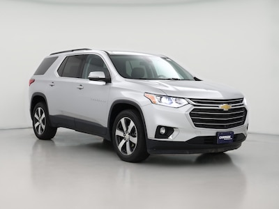 Silver 2021 Chevrolet Traverse LT Leather