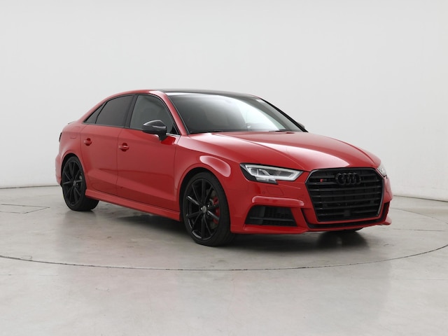 Red 2018 Audi S3 2.0T quattro Premium Plus AWD Sedan All-Wheel Drive Automatic