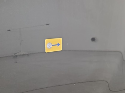 Rear Door Driver Side Cosmetic Imperfection