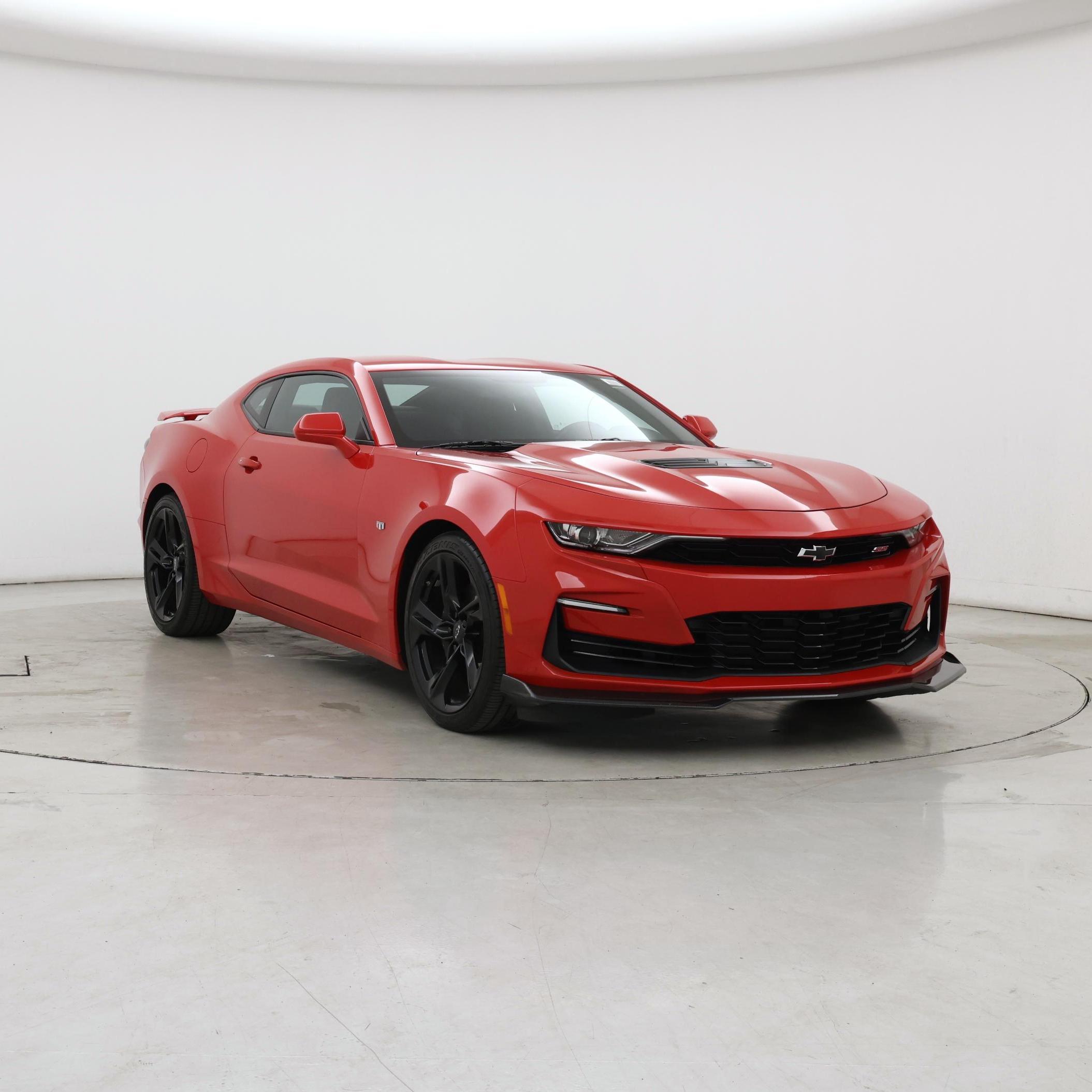 Red 2021 Chevrolet Camaro Coupe Rear-Wheel Drive Manual