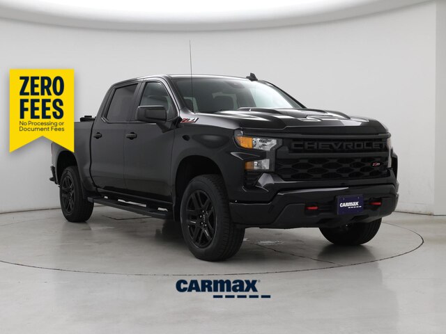 Black 2022 Chevrolet Silverado 1500 Pickup Truck Four-Wheel Drive Automatic