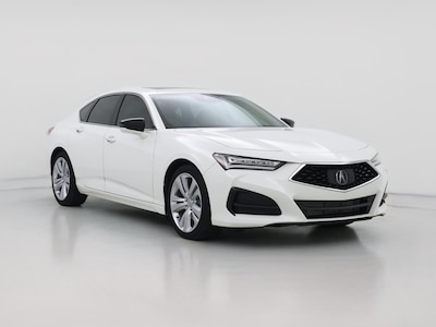 White 2022 Acura TLX Technology