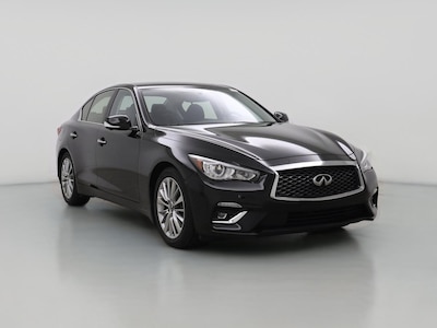 Black 2022 Infiniti Q50 Luxe