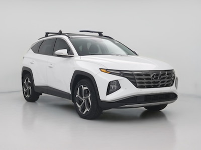 White 2022 Hyundai Tucson Hybrid Limited