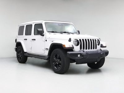 White 2021 Jeep Wrangler Unlimited Sahara Altitude