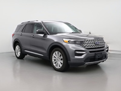 Gray 2021 Ford Explorer Hybrid Limited