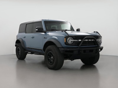 Blue 2021 Ford Bronco First Edition