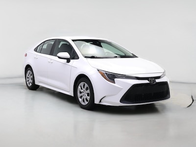 White 2022 Toyota Corolla LE