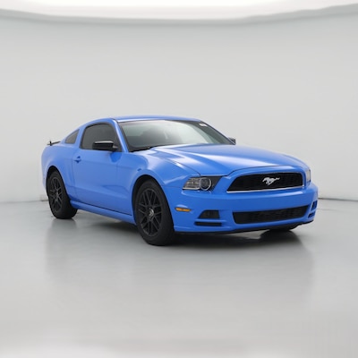 Blue 2014 Ford Mustang