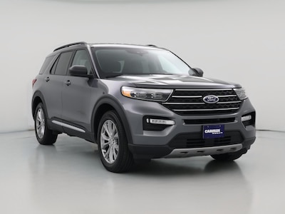 Gray 2024 Ford Explorer XLT