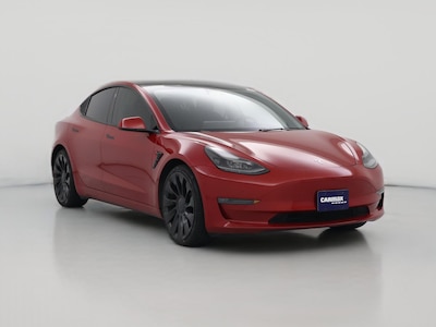 Red 2023 Tesla Model 3 Performance