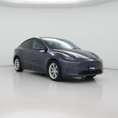 Gray 2021 Tesla Model Y Long Range