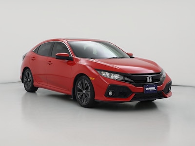 Red 2017 Honda Civic EX