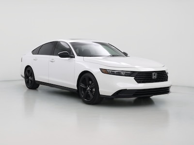 White 2023 Honda Accord Hybrid Sport-L