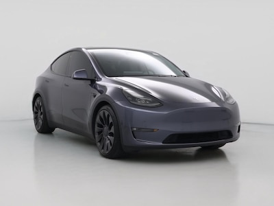 Gray 2021 Tesla Model Y Performance