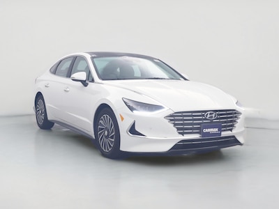 White 2023 Hyundai Sonata Hybrid Limited