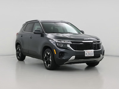 Gray 2024 Kia Seltos EX
