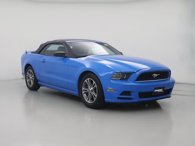 Blue 2014 Ford Mustang Premium