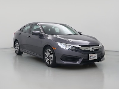 Gray 2018 Honda Civic EX