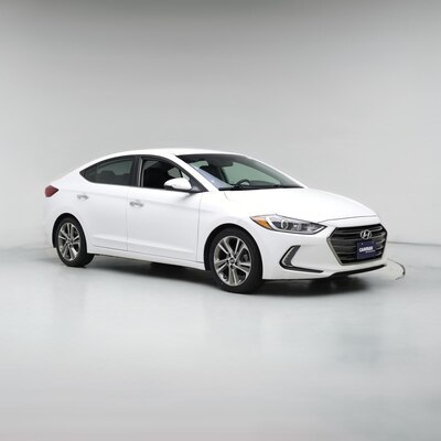 White 2017 Hyundai Elantra Limited