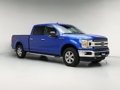 Blue 2019 Ford F150 XLT