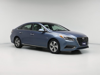 Blue 2016 Hyundai Sonata Hybrid Limited