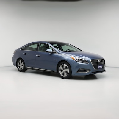 Blue 2016 Hyundai Sonata Hybrid Limited