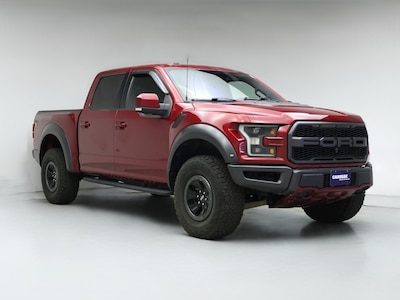 Red 2017 Ford F150 SVT Raptor