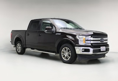 Red 2018 Ford F150 Lariat