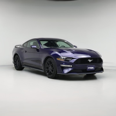Blue 2018 Ford Mustang Ecoboost Premium