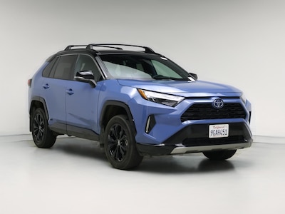 Blue 2023 Toyota RAV4 Hybrid XSE