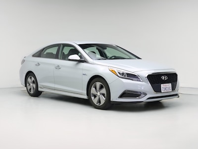 Blue 2016 Hyundai Sonata Hybrid Limited
