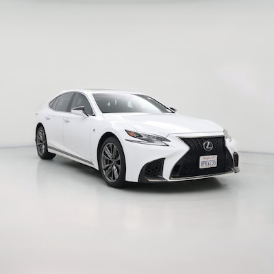 White 2019 Lexus LS 500 F-Sport